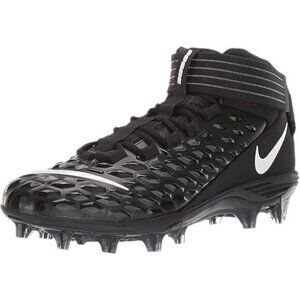 Nike Force Savage Pro 2 Football Cleats Black/White Men's 10.5 NIB AH4000-002‎